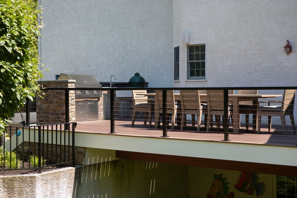 Rear Yard Deck and Patio Makeover by Beechwood Landscape Architecture And Construction - Photo 6