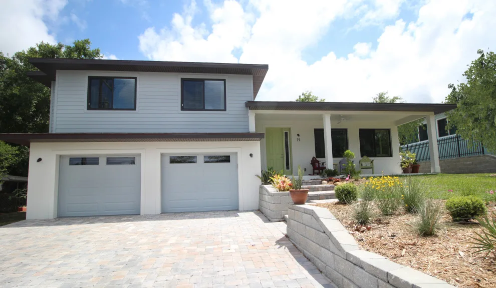 Brevard County Midcentury Split-Level Home with Contemporary Features by Armistead Design & Drafting - Photo 2