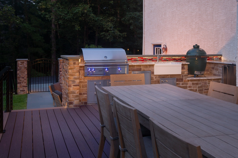 Rear Yard Deck and Patio Makeover by Beechwood Landscape Architecture And Construction - Photo 4