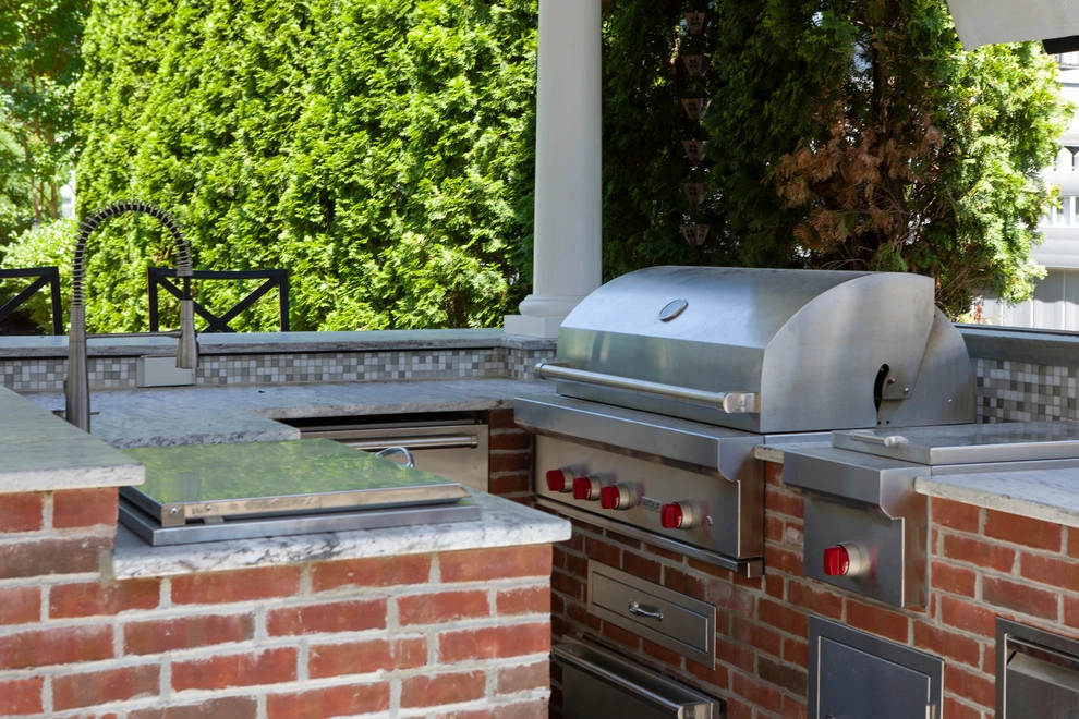 Rear Yard Entertainment Fun Space by Beechwood Landscape Architecture And Construction - Photo 17