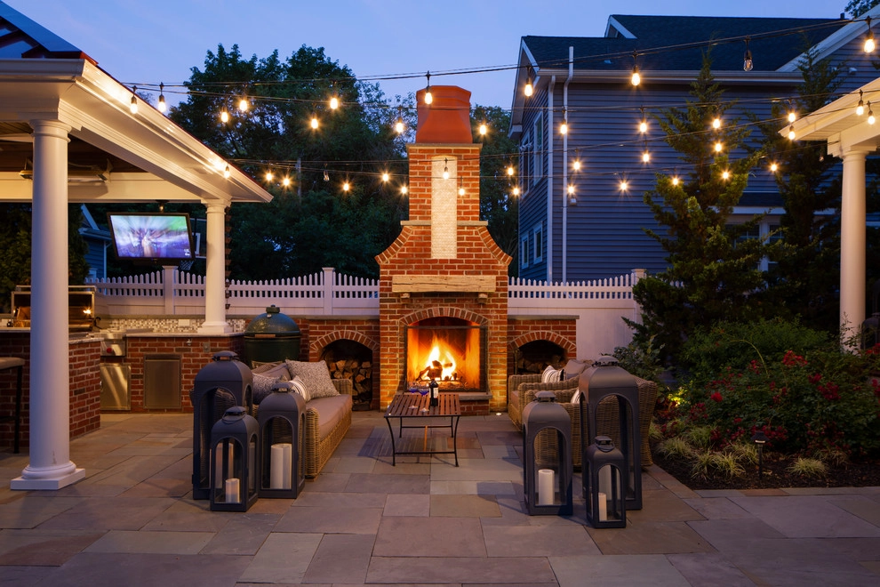 Rear Yard Entertainment Fun Space by Beechwood Landscape Architecture And Construction - Photo 25