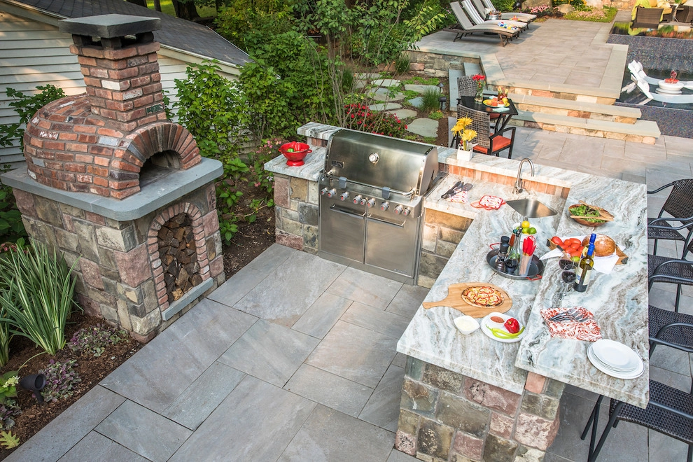 Backyard retreat in Morristown NJ by Thomas Flint Landscape Design & Development - Photo 5