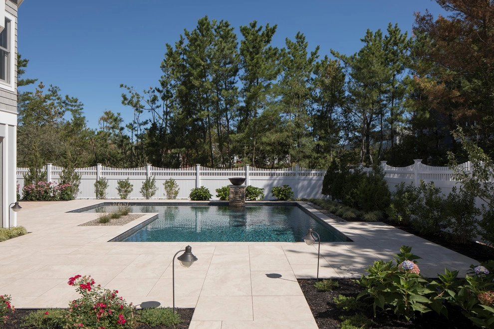 Contemporary Pool and Hardscape by Beechwood Landscape Architecture And Construction - Photo 2