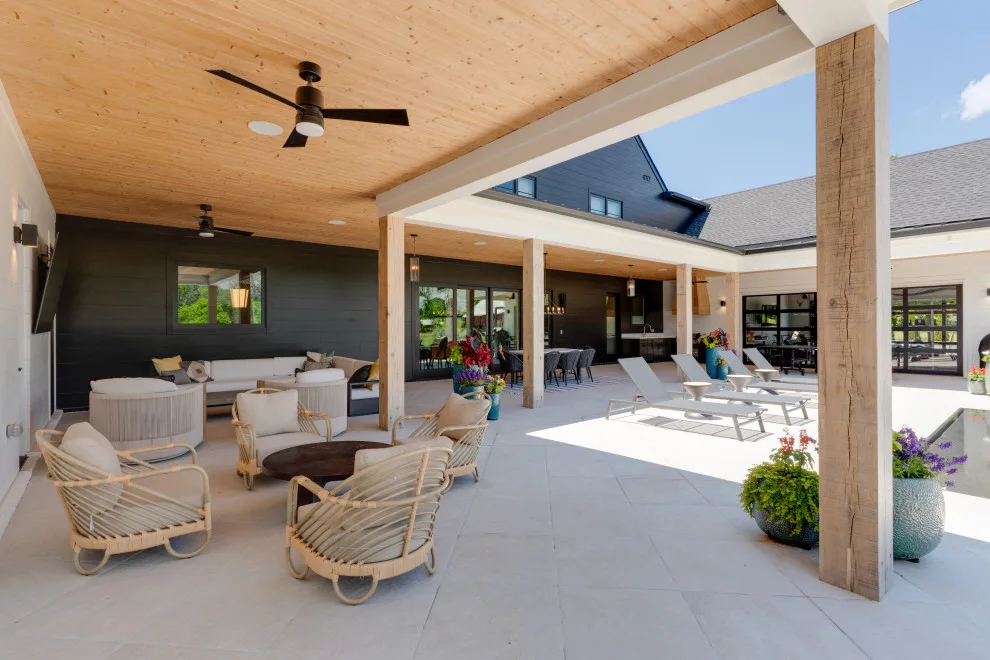 Modern Country Manor by Home Design Works - Photo 3