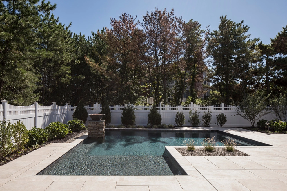 Contemporary Pool and Hardscape by Beechwood Landscape Architecture And Construction - Photo 12