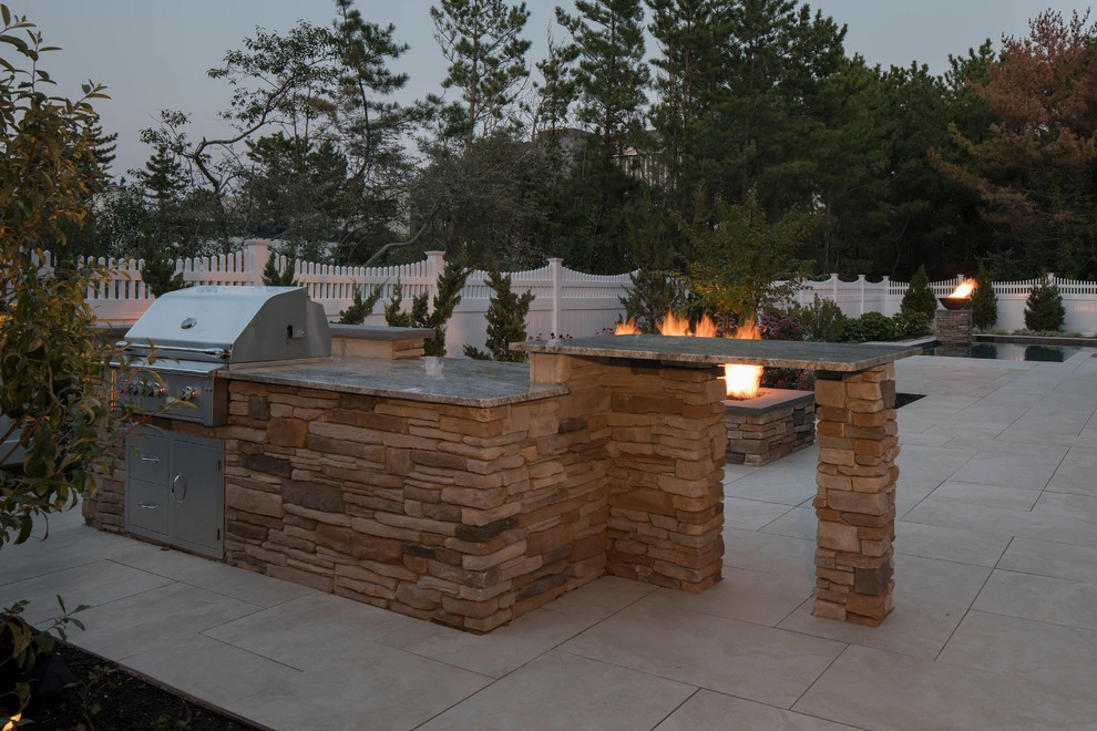 Contemporary Pool and Hardscape by Beechwood Landscape Architecture And Construction - Photo 11