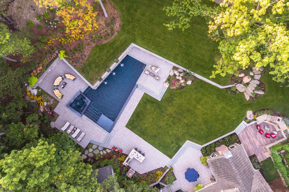 Backyard retreat in Morristown NJ by Thomas Flint Landscape Design & Development - Photo 2