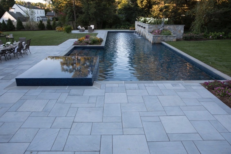 Luxury 75' Long Lap Pool Ridgewood NJ by Thomas Flint Landscape Design & Development - Photo 23