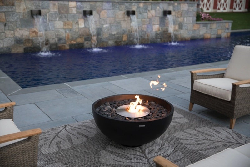 Luxury 75' Long Lap Pool Ridgewood NJ by Thomas Flint Landscape Design & Development - Photo 20