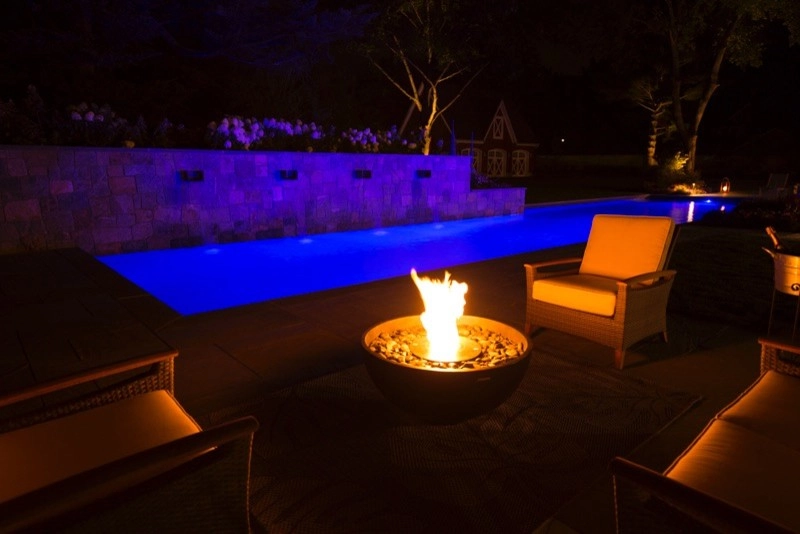 Luxury 75' Long Lap Pool Ridgewood NJ by Thomas Flint Landscape Design & Development - Photo 11