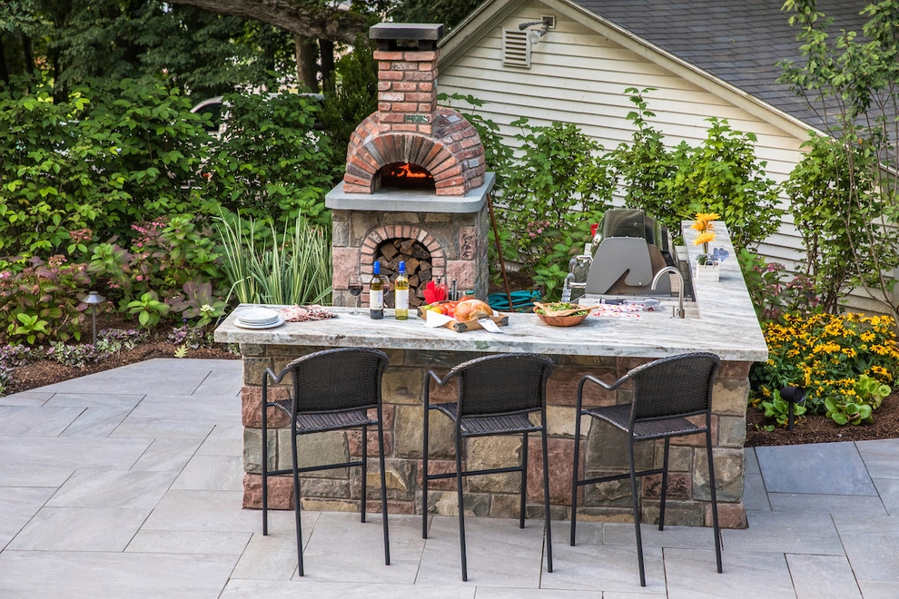 Backyard retreat in Morristown NJ by Thomas Flint Landscape Design & Development - Photo 7