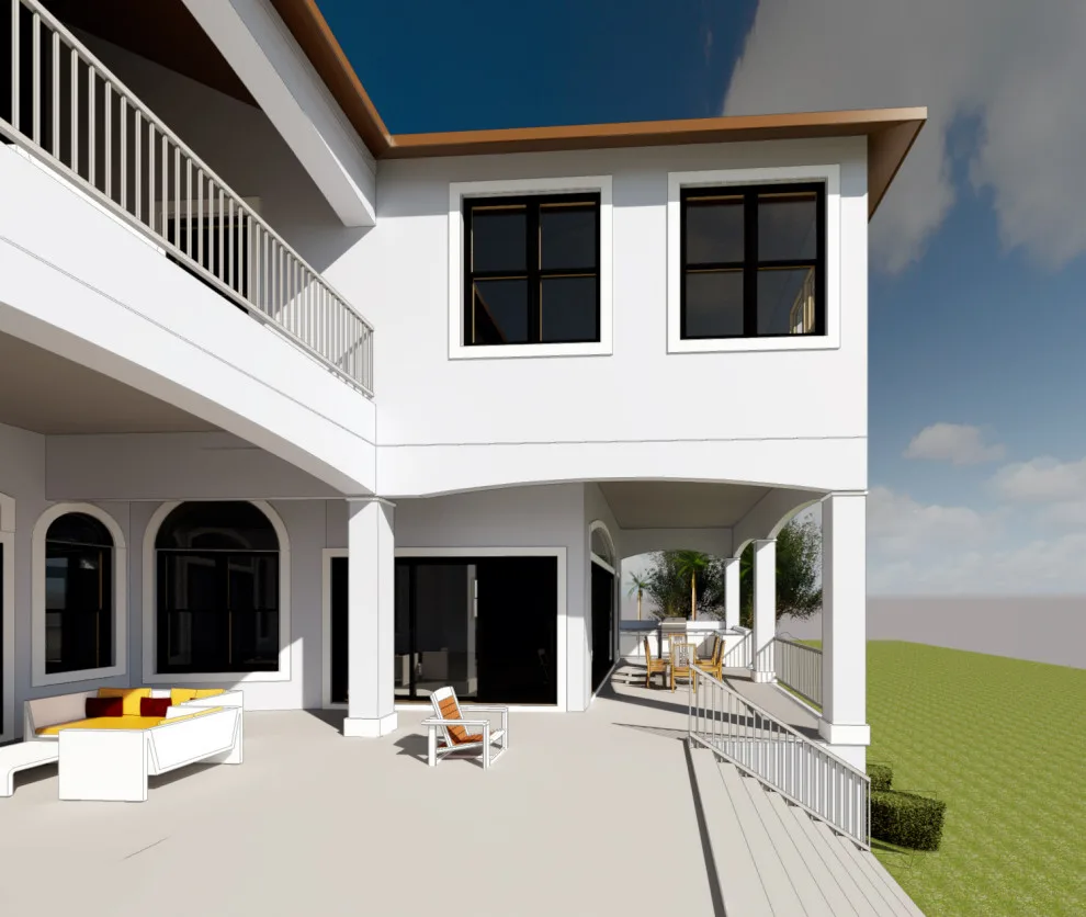 Tailored Coastal Residence - Indialantic by Jeffrey K. Joseph Residential Design LLC - Photo 2