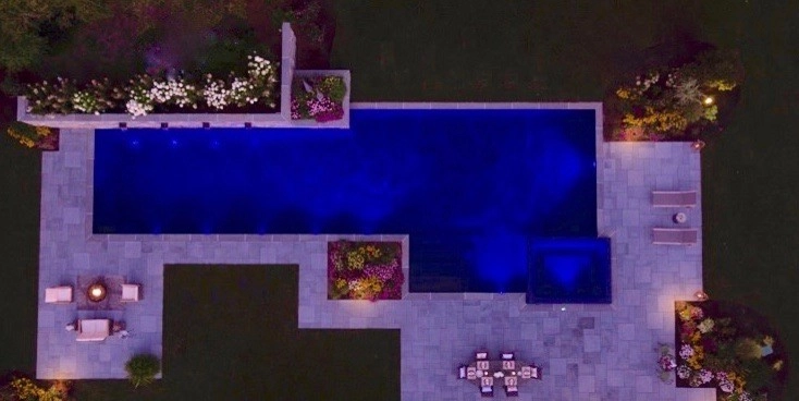 Luxury 75' Long Lap Pool Ridgewood NJ by Thomas Flint Landscape Design & Development - Photo 12