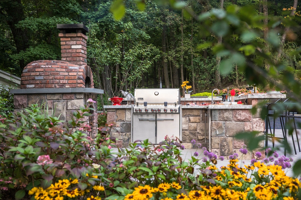 Backyard retreat in Morristown NJ by Thomas Flint Landscape Design & Development - Photo 15