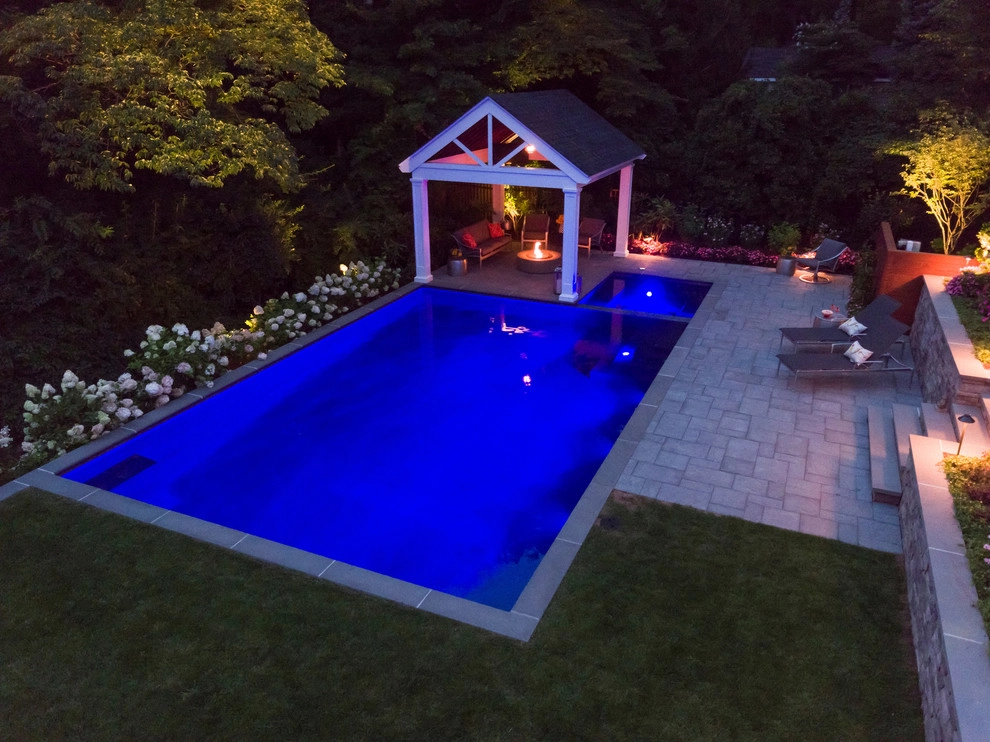beautiful swimming pool blended seamlessly into the landscape by Thomas Flint Landscape Design & Development - Photo 4