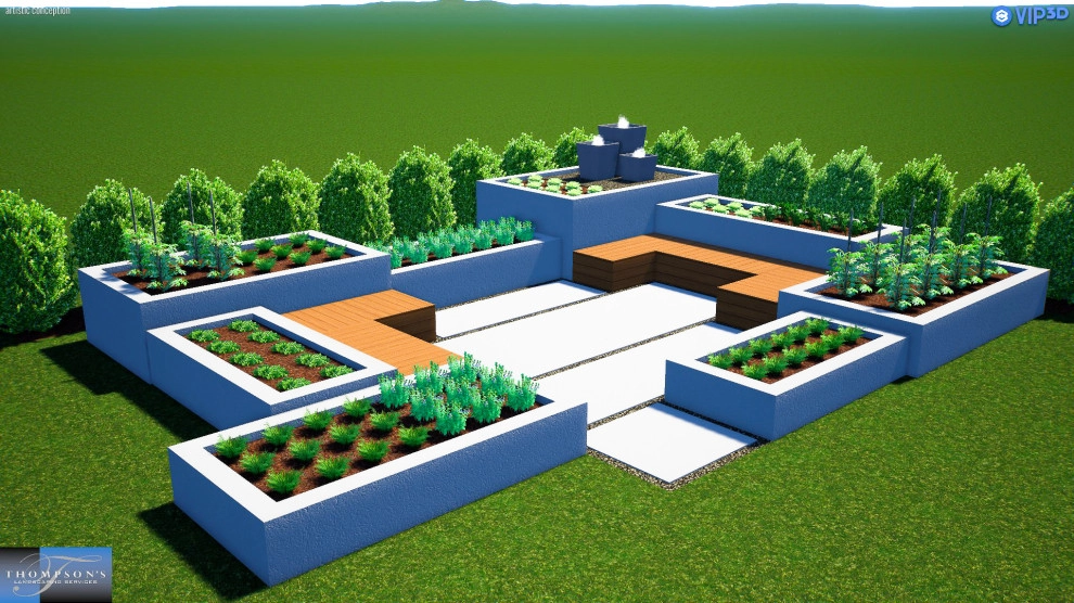MODERN GARDEN CONCEPT by Thompson's Landscaping - Photo 2