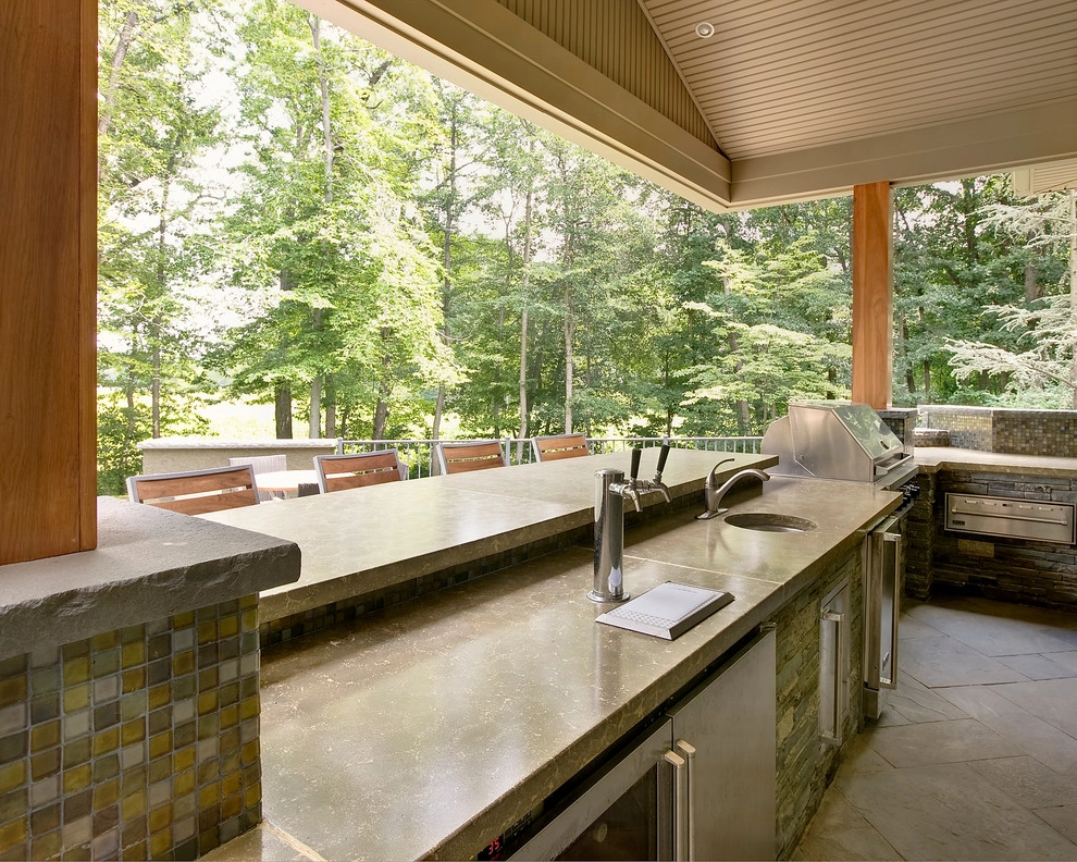 Outdoor Entertainment by Beechwood Landscape Architecture And Construction - Photo 9