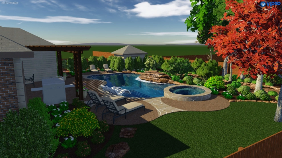 Pool Landscaping by Thompson's Landscaping - Photo 12