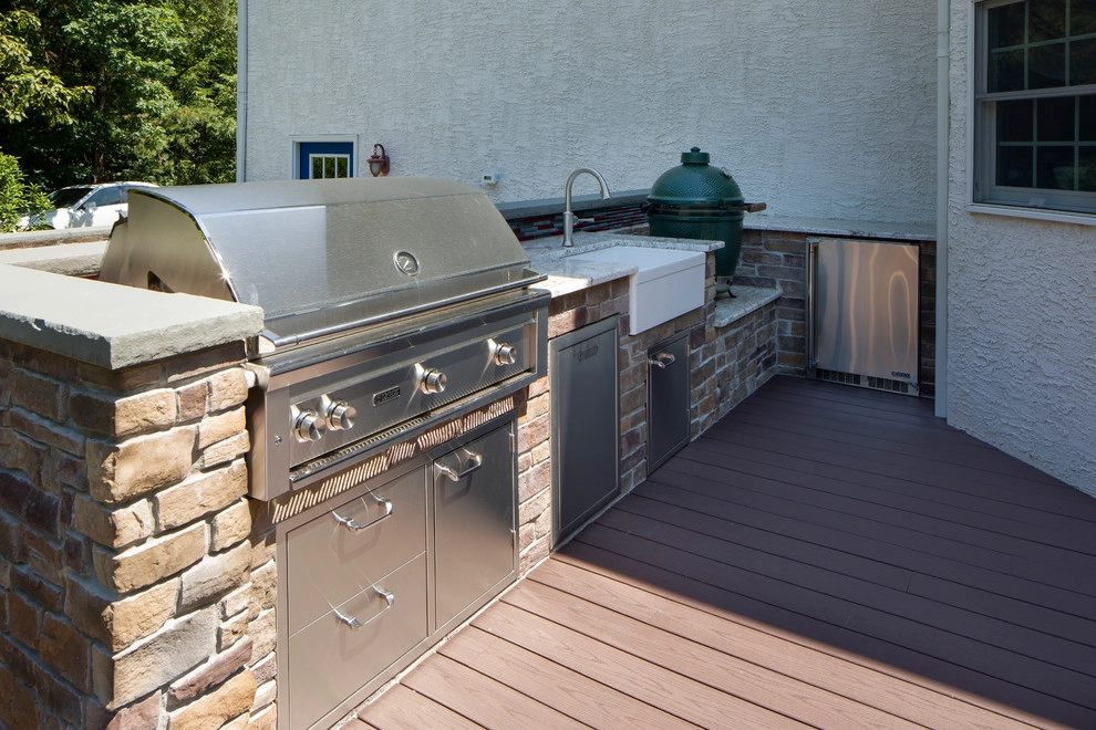 Rear Yard Deck and Patio Makeover by Beechwood Landscape Architecture And Construction - Photo 9