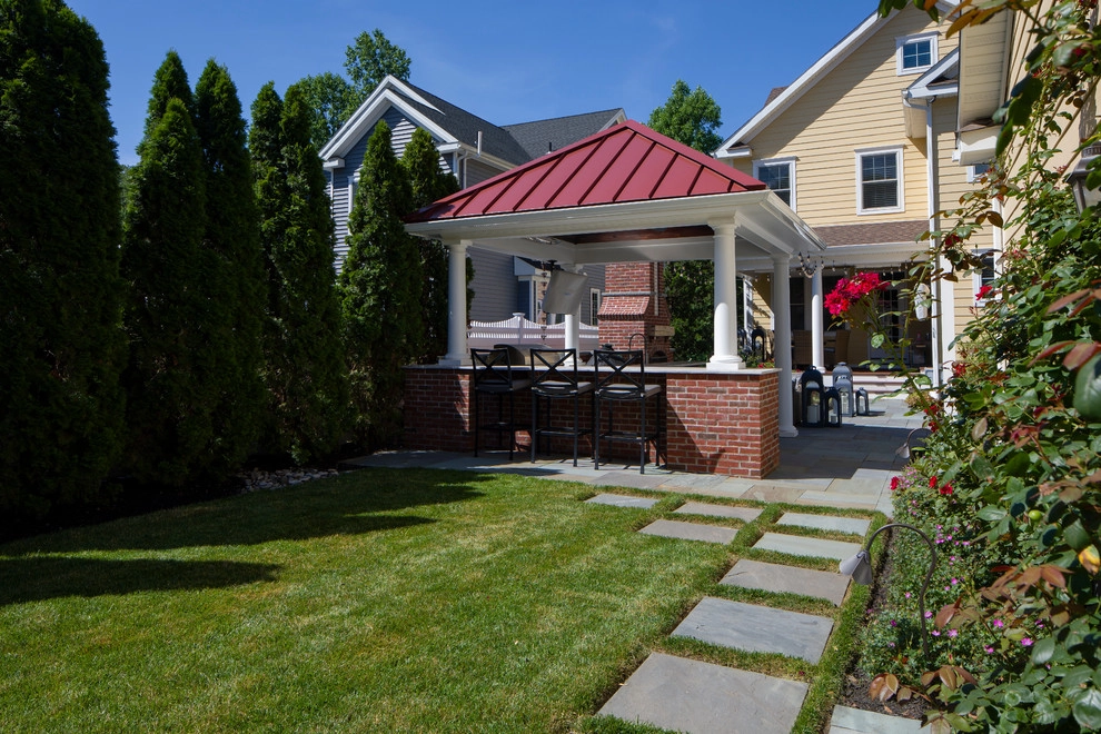 Rear Yard Entertainment Fun Space by Beechwood Landscape Architecture And Construction - Photo 9