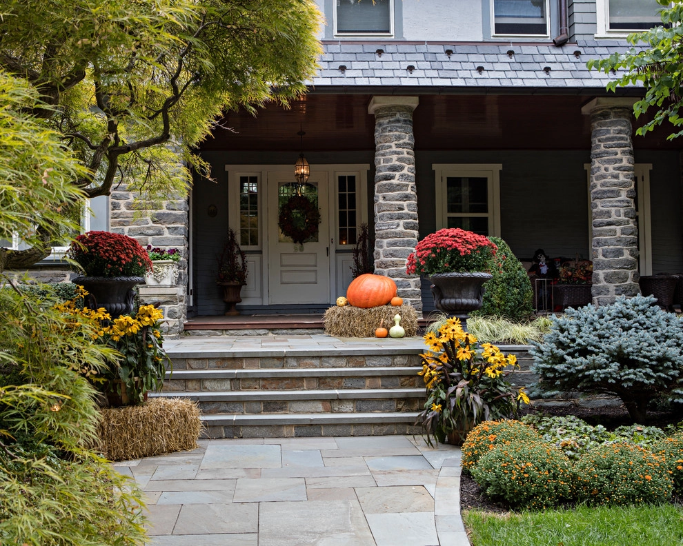 Moorestown Entryway by Beechwood Landscape Architecture And Construction - Photo 9