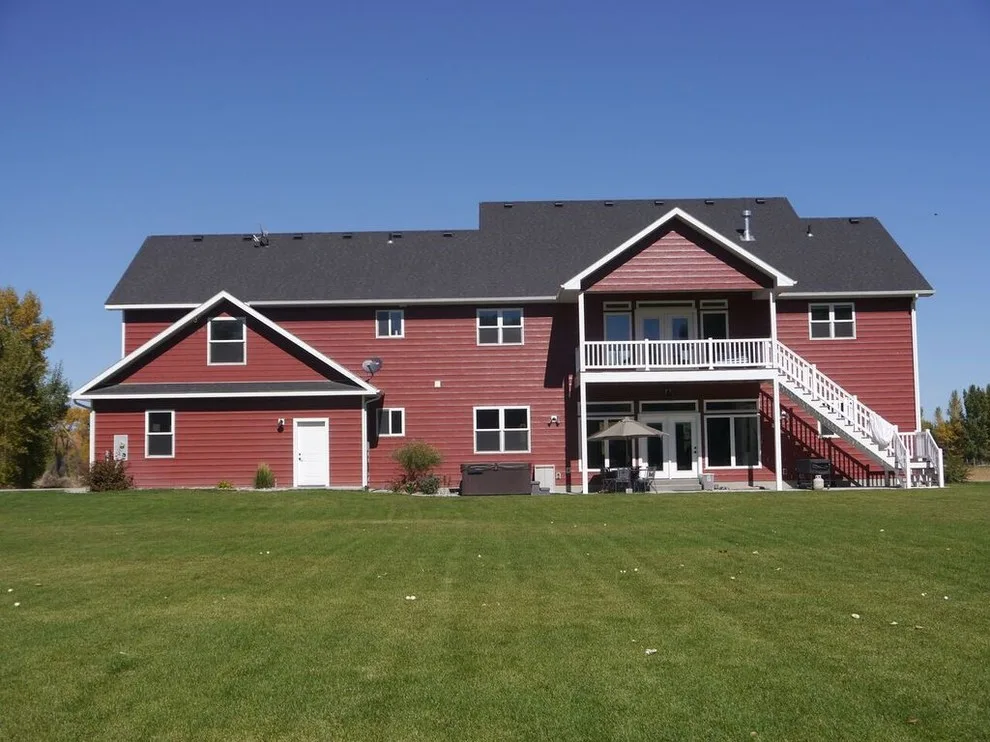 Bespoke Traditional Red Residence and Barn by South Fork Design Group - Photo 5