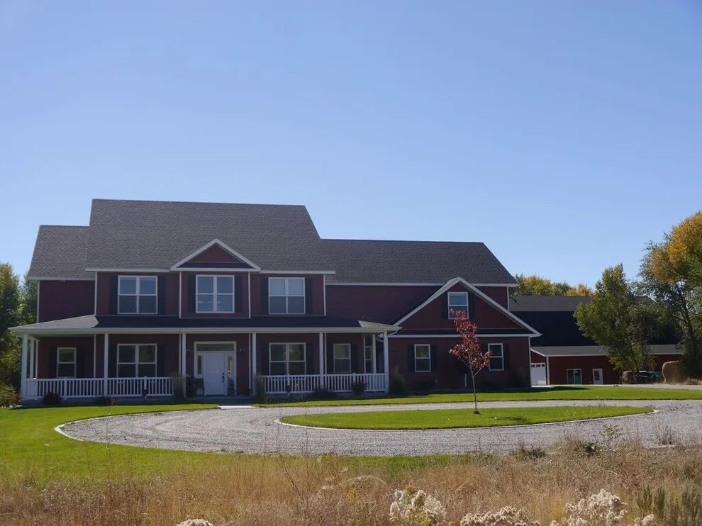 Bespoke Traditional Red Residence and Barn by South Fork Design Group - Photo 4