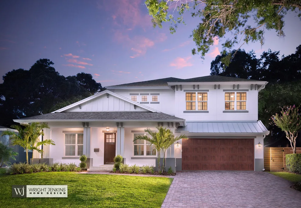 Orlando, FL - Transitional Old Florida Design by Wright Jenkins Home Design - Photo 7