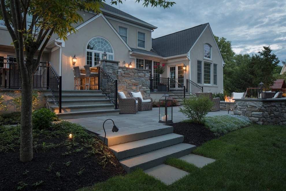 Luxe Backyard Living Space by Beechwood Landscape Architecture And Construction - Photo 6