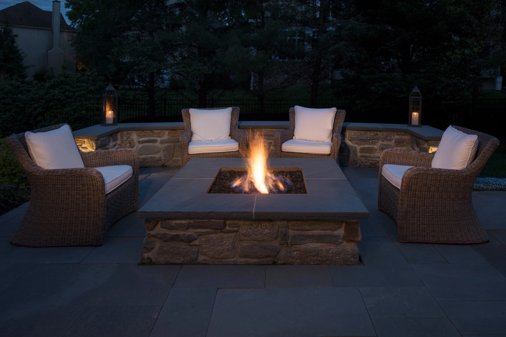 Luxe Backyard Living Space by Beechwood Landscape Architecture And Construction - Photo 22