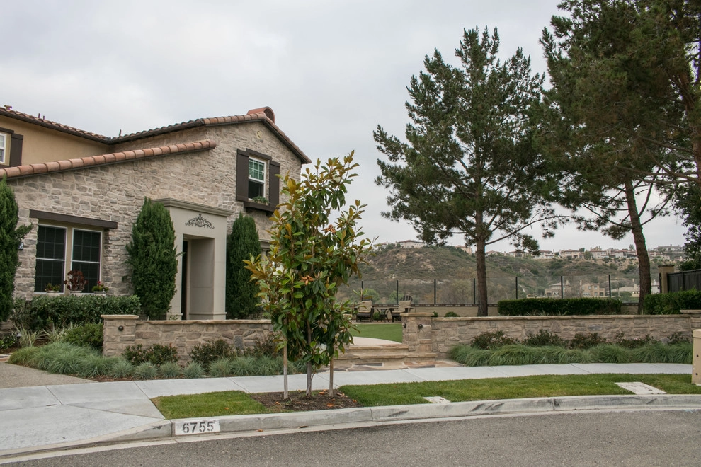 Front Entry Wall by Torrey Pines Landscape Co., Inc - Photo 3