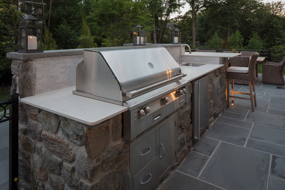 Luxe Backyard Living Space by Beechwood Landscape Architecture And Construction - Photo 17