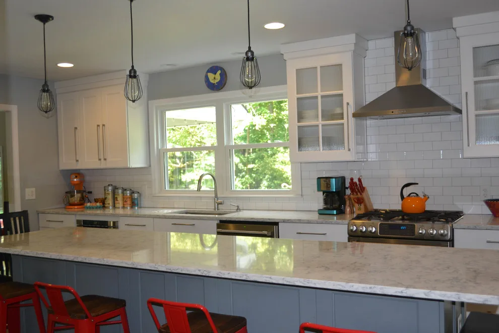 Gray and White Kitchens by Jim Carver & Sons Home Improvements - Photo 7