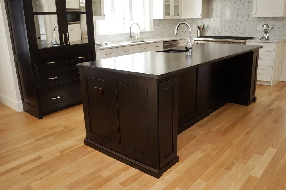 Contemporary Monochrome Kitchen by Taylor Made Cabinets, Leominster MA - Photo 4