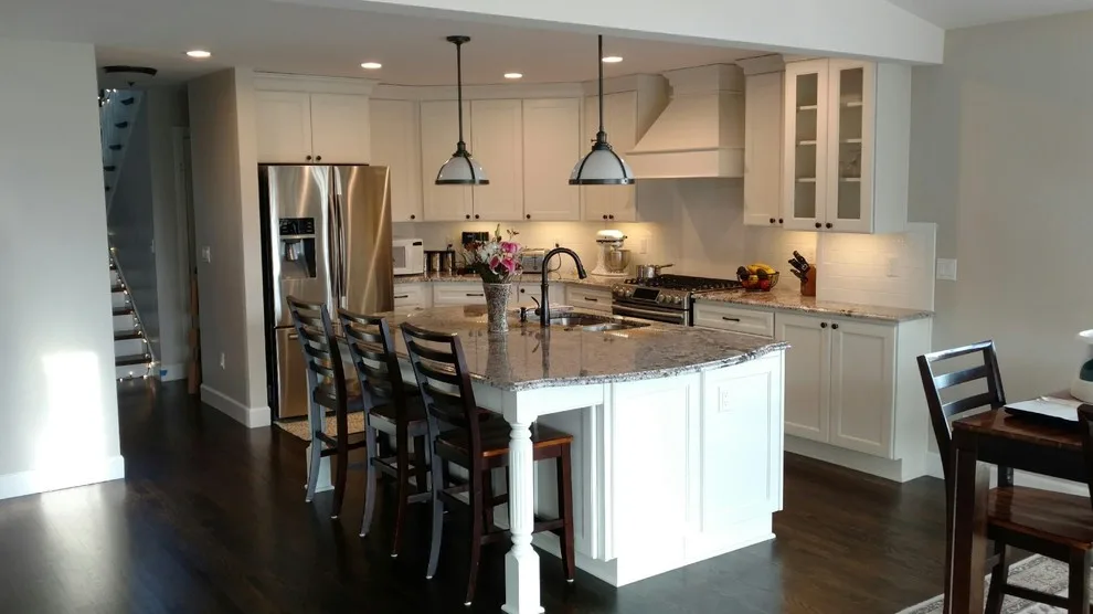 Shaker Style White Kitchen by July's Quality Construction & Remodeling - Photo 2