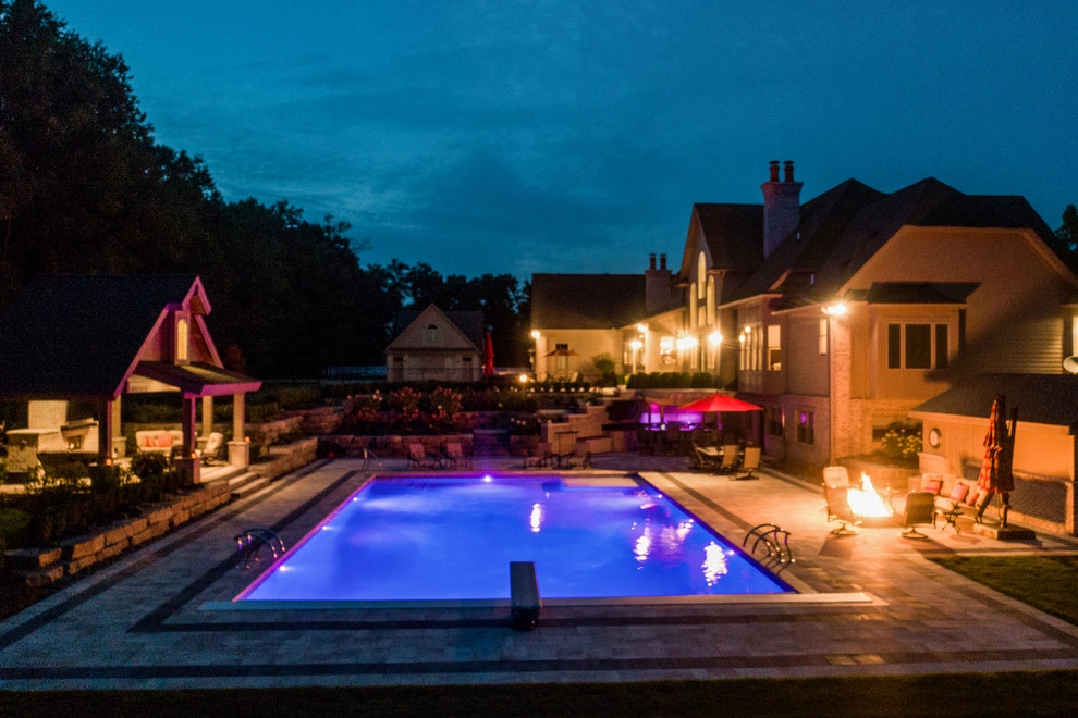 Brighton, MI - Pool Backyard Landscape Design & Install by Troy Clogg Landscape Associates - Photo 26