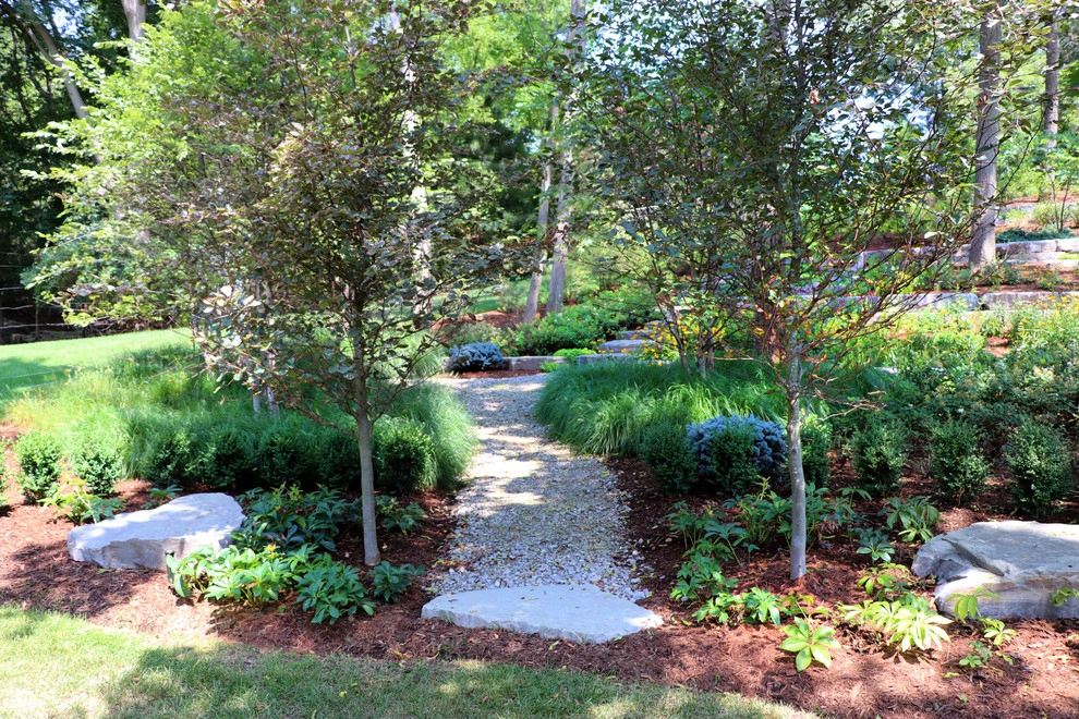 Bloomfield Twp, MI - Backyard Wooded Landscape & Paths by Troy Clogg Landscape Associates - Photo 2