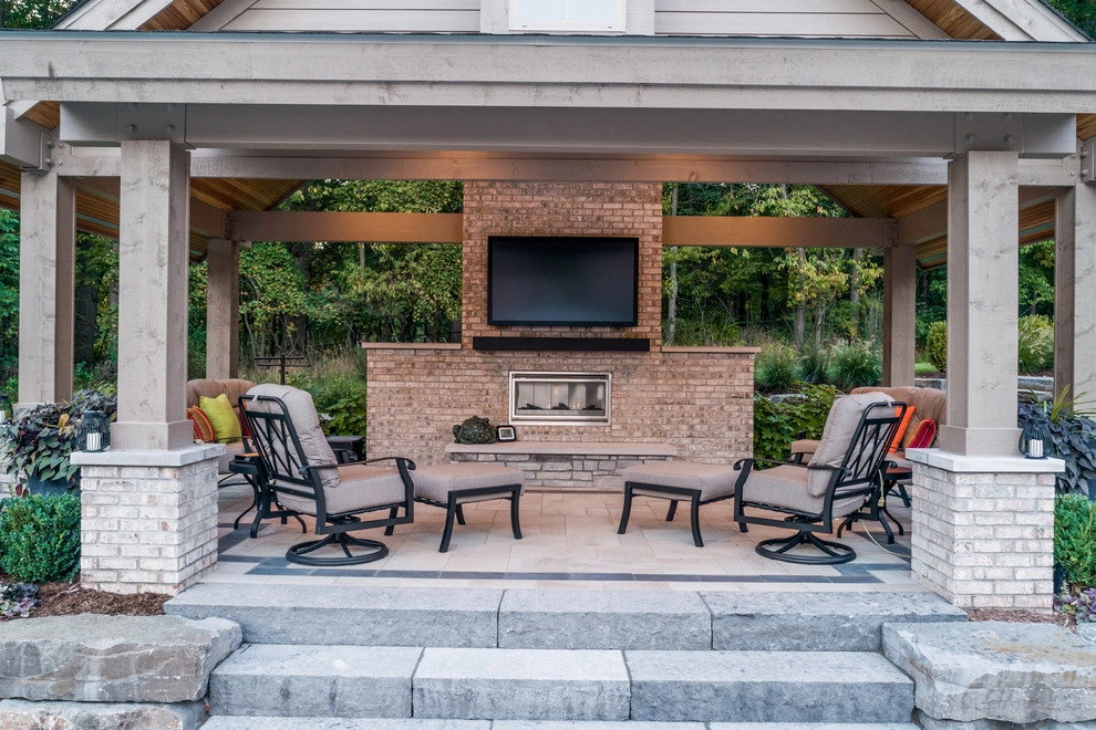 Brighton, MI - Pool Backyard Landscape Design & Install by Troy Clogg Landscape Associates - Photo 24