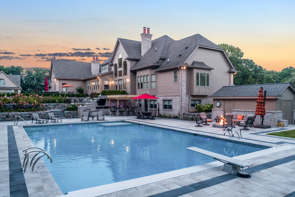 Brighton, MI - Pool Backyard Landscape Design & Install by Troy Clogg Landscape Associates - Photo 21