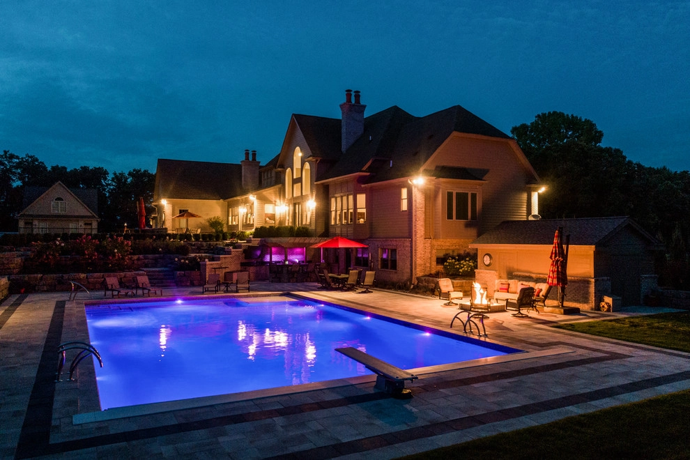 Brighton, MI - Pool Backyard Landscape Design & Install by Troy Clogg Landscape Associates - Photo 27