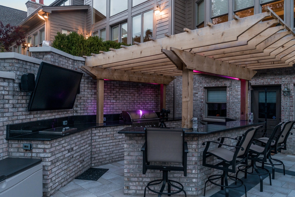 Brighton, MI - Pool Backyard Landscape Design & Install by Troy Clogg Landscape Associates - Photo 36