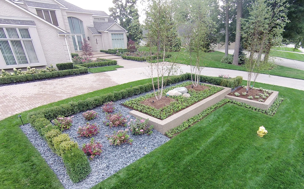 Clinton Township, MI - Front Yard Design & Build by Troy Clogg Landscape Associates - Photo 15
