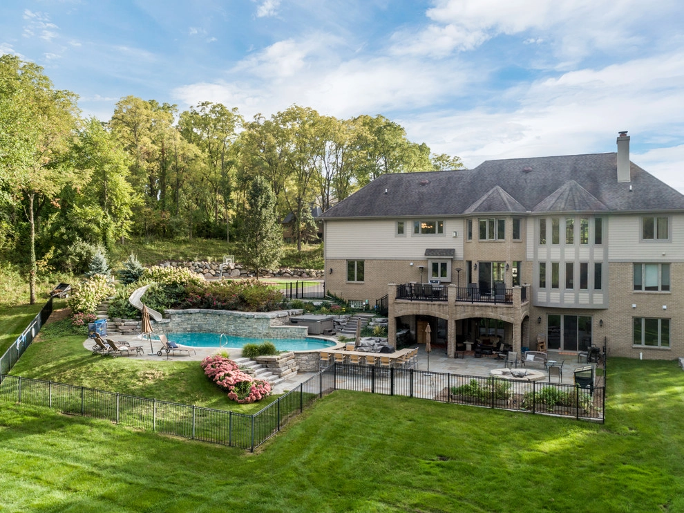 Milford, MI - Backyard Pool Bar Landscape Design & Install by Troy Clogg Landscape Associates - Photo 3