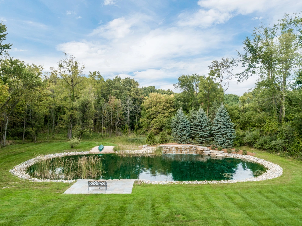 Milford, MI - Backyard Pool Bar Landscape Design & Install by Troy Clogg Landscape Associates - Photo 22