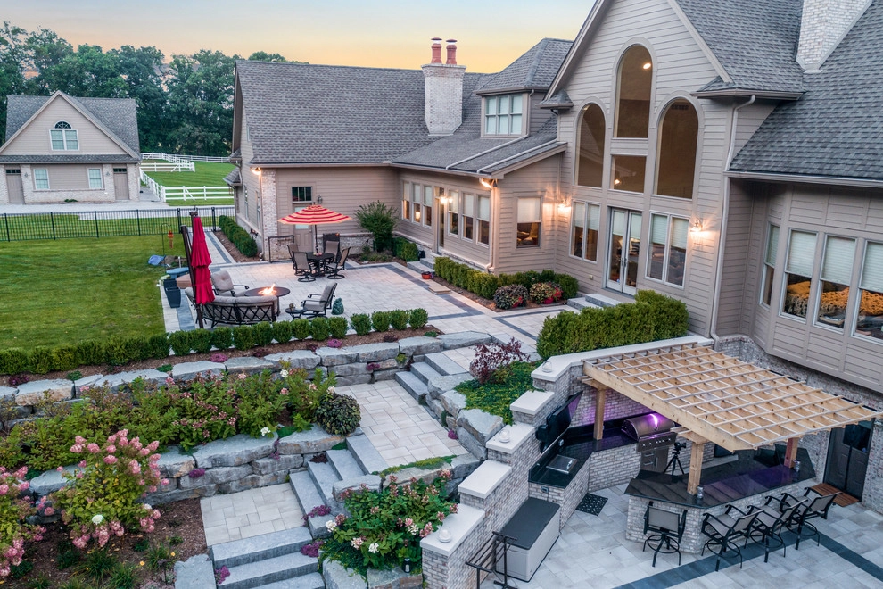 Brighton, MI - Pool Backyard Landscape Design & Install by Troy Clogg Landscape Associates - Photo 17