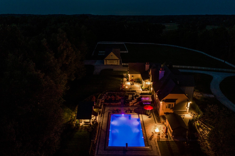 Brighton, MI - Pool Backyard Landscape Design & Install by Troy Clogg Landscape Associates - Photo 32