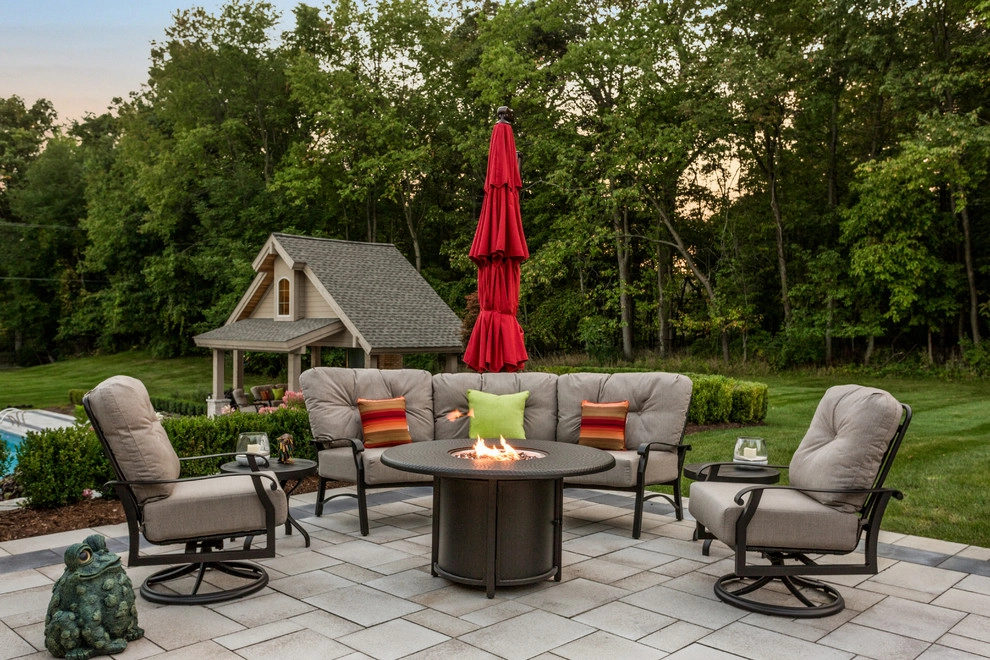 Brighton, MI - Pool Backyard Landscape Design & Install by Troy Clogg Landscape Associates - Photo 43
