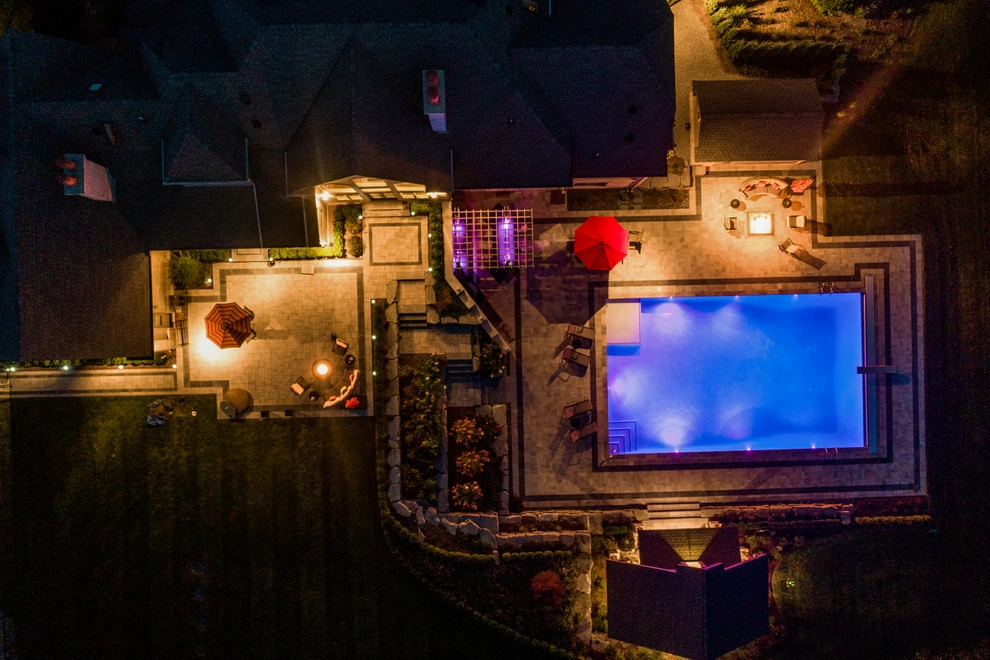 Brighton, MI - Pool Backyard Landscape Design & Install by Troy Clogg Landscape Associates - Photo 3