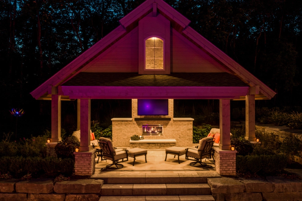 Brighton, MI - Pool Backyard Landscape Design & Install by Troy Clogg Landscape Associates - Photo 25
