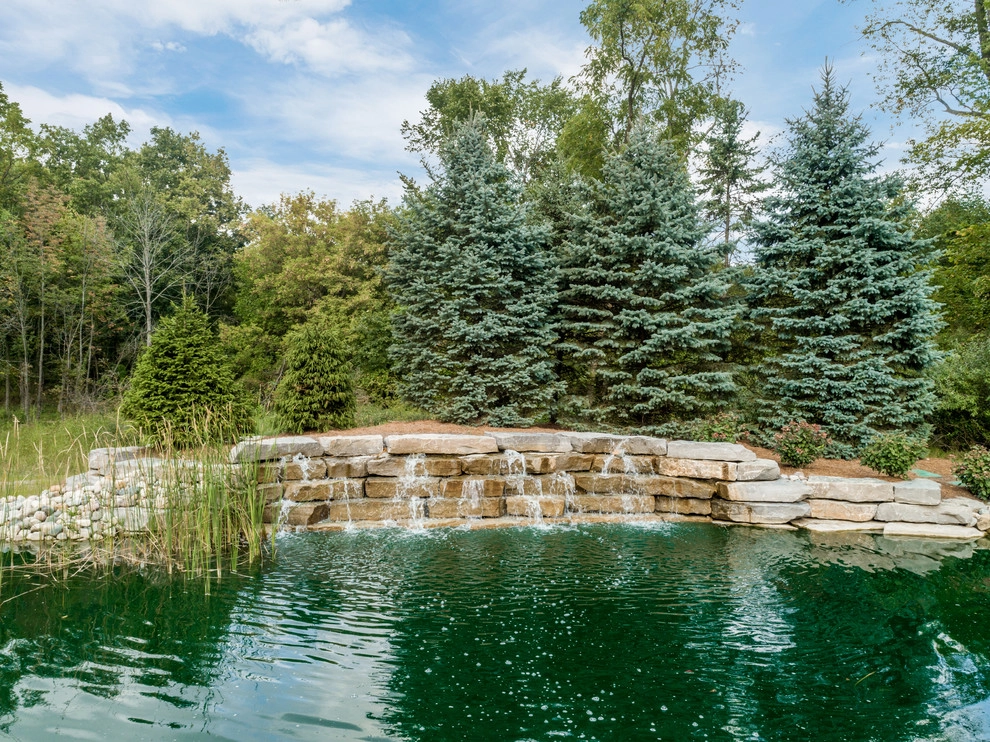 Milford, MI - Backyard Pool Bar Landscape Design & Install by Troy Clogg Landscape Associates - Photo 33